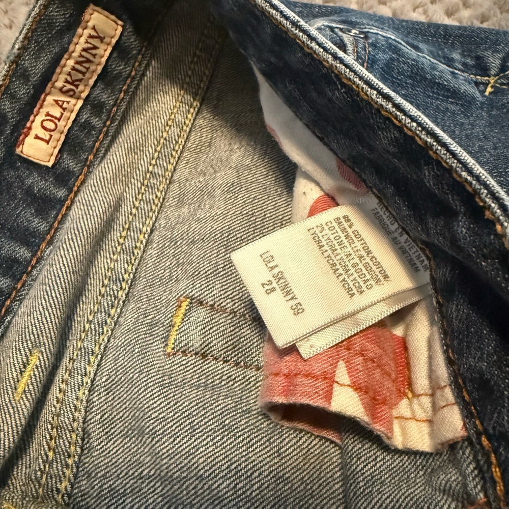 👖 Lucky Brand Lola Skinny Jeans Size 6 / 28 | Medium Wash | Classic Stretch - Picture 5 of 7